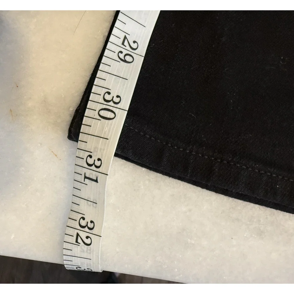 J.Crew Flare‎ Jeans Women 34 Black High Rise Semi-Stretch Wide Leg Denim NEW